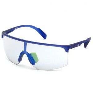 NEW ADIDAS PHOTOCHROMIC SP0005 91X Frosted ElectricBlue/GreyMirror Blue 137mm